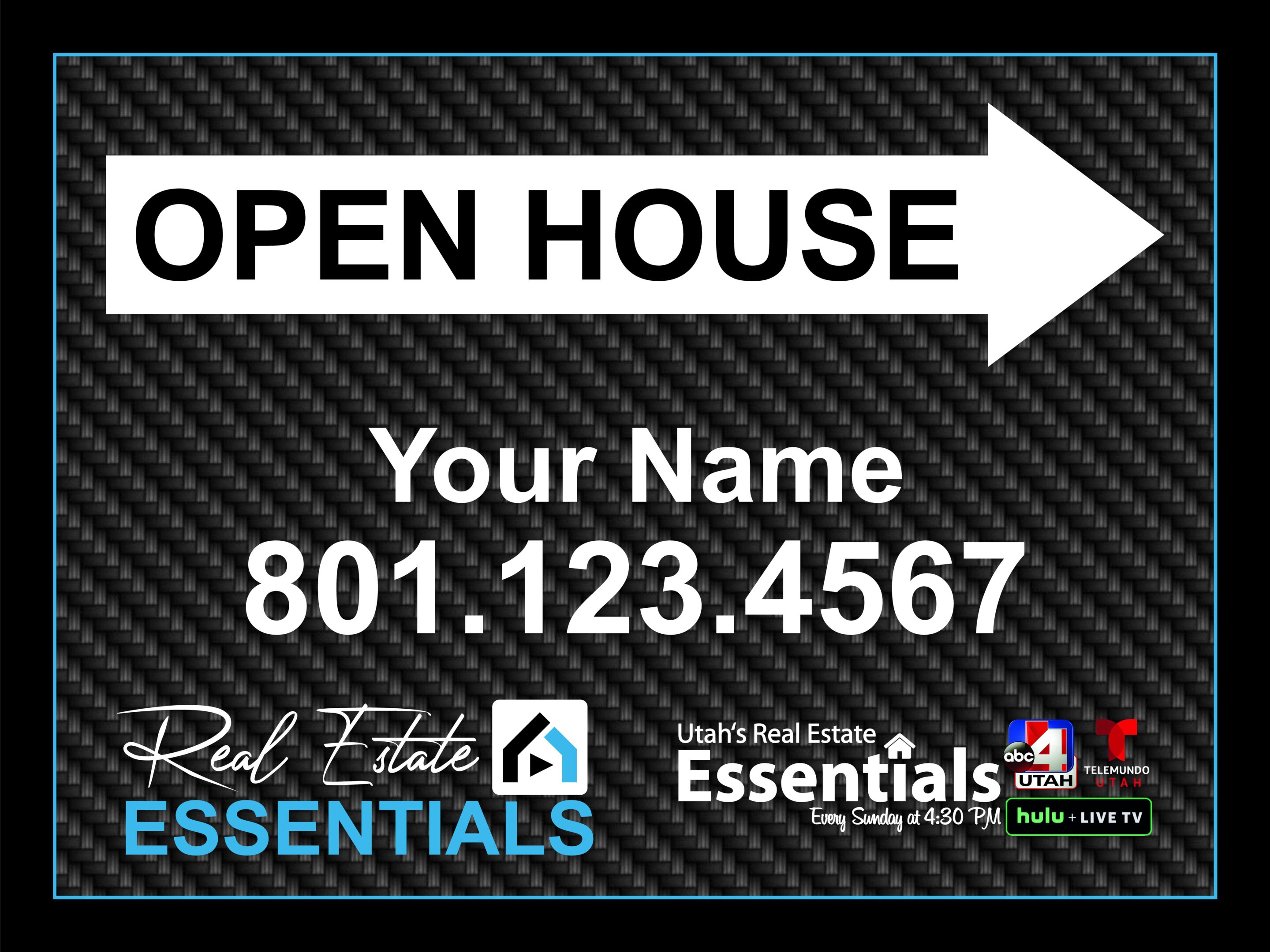 Open House Sign 18x24